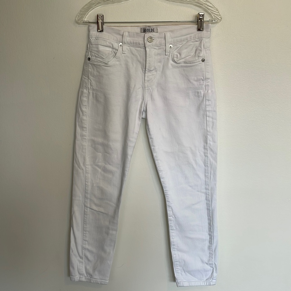 AGOLDE | Sophia High Rise Skinny Jean White Size 25 A040-2070